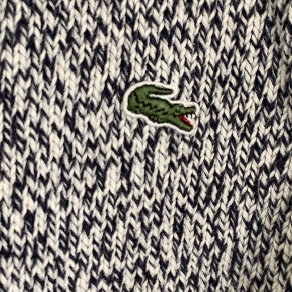 Vintage Lacoste knit sweater mens (6)XL - Picture 5 of 8